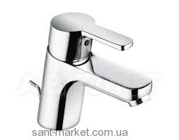 Змішувач для раковини одноважеля з донним клапаном Kludi колекція Logo Neo хром 372820575