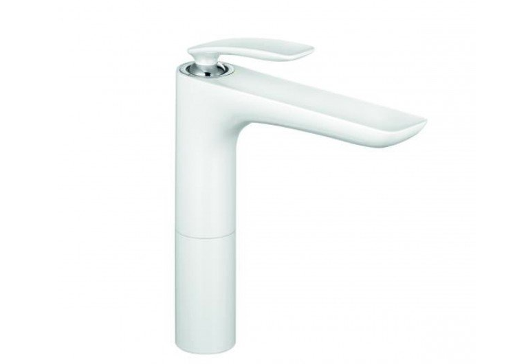Смеситель для раковины однорычажный высокий Kludi коллекция Balance белый 522969175