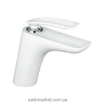 Смеситель для раковины однорычажный Kludi коллекция Balance белый 520269175