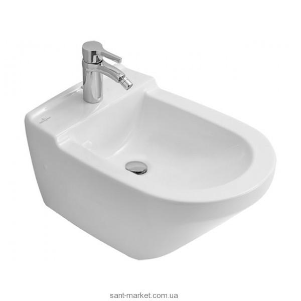 Биде подвесное Villeroy&Boch коллекция Lifetime 61х40х40 с переливои 547500R1