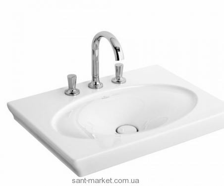 Раковина для ванной на тумбу Villeroy&Boch коллекция La Belle белая 612671R1