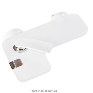 Смеситель однорычажный для ванны с коротким изливом Kludi коллекция Balance хром/белый 524459175