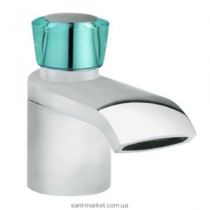 Смеситель для раковины одновентильный каскадный Kludi коллекция Joop! хром/хрусталь 55029H705