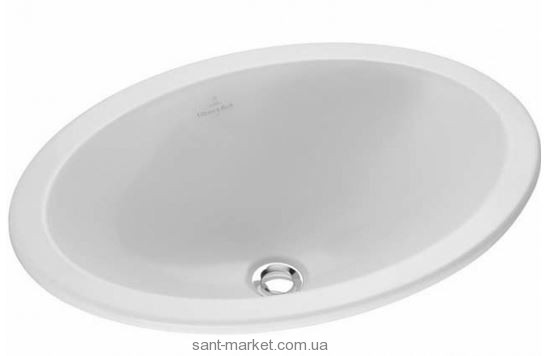 Раковина для ванной встраиваемая Villeroy&Boch коллекция Loop&Friends белая 615530R1