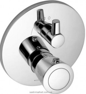 Смеситель с термостатом скрытый (встраиваемый) Kludi коллекция Joop! хром 558350505