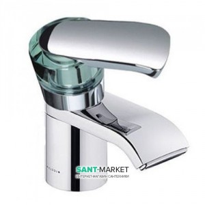 Смеситель для раковины однорычажный каскадный Kludi коллекция Joop! хром/хрусталь 55030H775