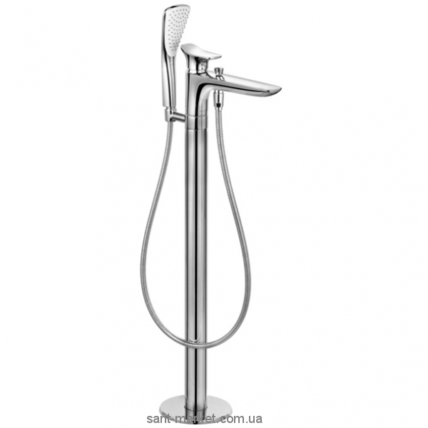 Змішувач одинважільний на підлогу (окремо) з душем Kludi колекція Ambienta хром 535900575