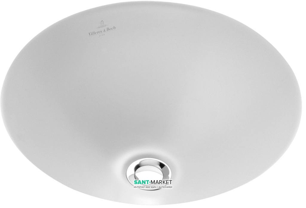 Раковина для ванной встраиваемая Villeroy&Boch коллекция Loop&Friends белая 61803301