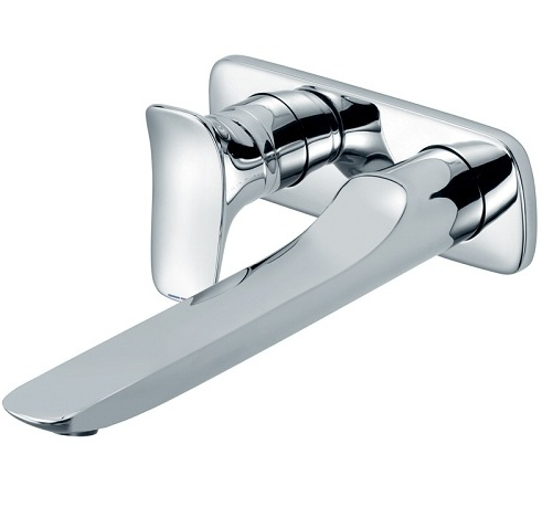 Змішувач для раковини одноважеля настінний прихований Kludi колекція Ambienta хром 532450575