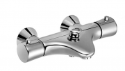 Змішувач з термостатом двухвентильний для ванни Kludi колекція Ambienta хром 534010538