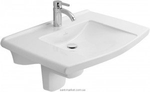 Раковина для ванної підвісна Villeroy & Boch колекція Lifetime біла 5174V601