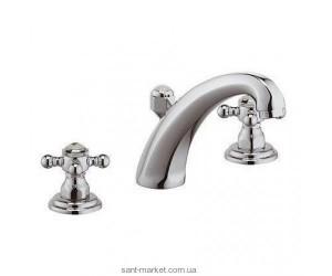 Змішувач для раковини двухвентильний з донним клапаном прихований Kludi колекція Adlon хром 510430520