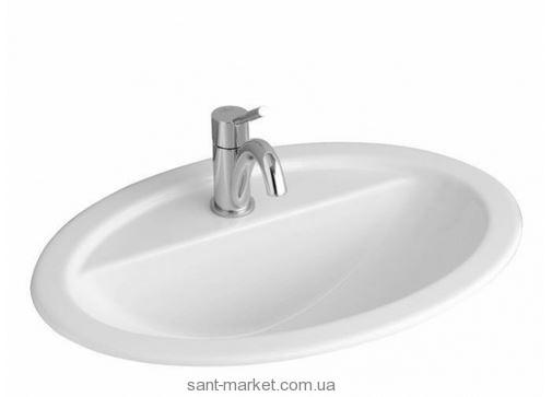 Раковина для ванной встраиваемая Villeroy&Boch коллекция Loop&Friends белая 51555101