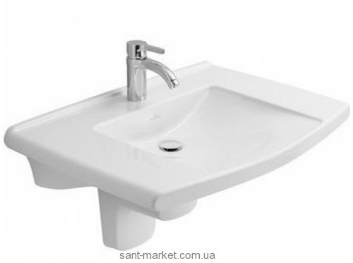 Раковина для ванной подвесная Villeroy&Boch коллекция Lifetime белая 5174V801