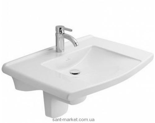 Раковина для ванной подвесная Villeroy&Boch коллекция Lifetime белая 51746101