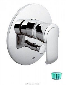 Смеситель скрытый (встраиваемый) Kludi коллекция Joop! хром/зеленый 55650H775