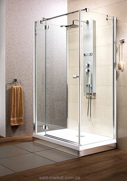 Душові двері в душовій куточок Radaway Fuenta KDJ скляна орні 90х195 381036-01R1