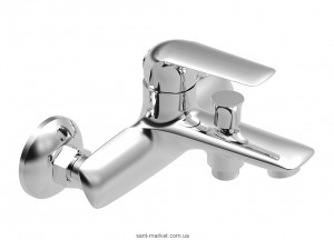 Смеситель однорычажный для ванны с коротким изливом Imprese коллекция Nova Opava хром 10075