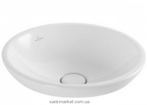 Раковина для ванной накладная Villeroy&Boch коллекция Loop&Friends белая 41140001