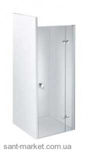 Душові двері в нішу Kludi Esprit скляна орні 90х200 56N0999R