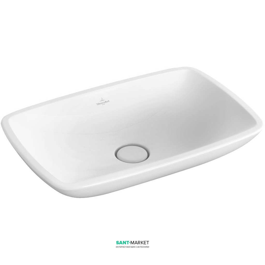 Раковина для ванної накладна Villeroy & Boch колекція Loop & Friends біла 515400R1