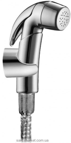 Imprese Набір для біде (лійка хром держатель шланг в подвійній оплетке 1 2 м) B70312