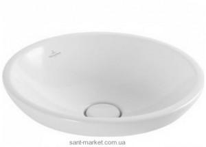 Раковина для ванной накладная Villeroy&Boch коллекция Loop&Friends белая 41140001