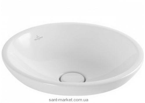 Раковина для ванной накладная Villeroy&Boch коллекция Loop&Friends белая 41140101