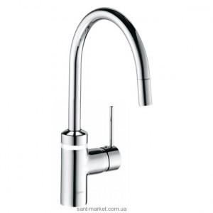 Смеситель для кухни Kludi E2 однорычажный белый-хром 568519140