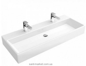 Раковина для ванної підвісна подвійна Villeroy & Boch колекція Memento біла 5133CH01