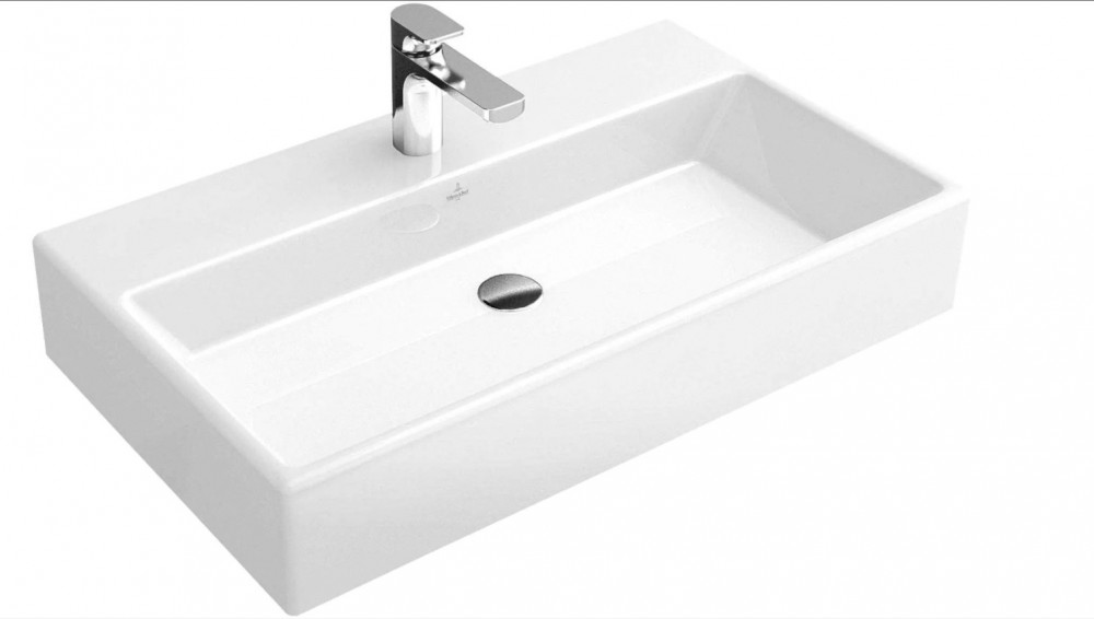 Раковина для ванної підвісна з вішалкою Villeroy & Boch колекція Memento біла 51338L01