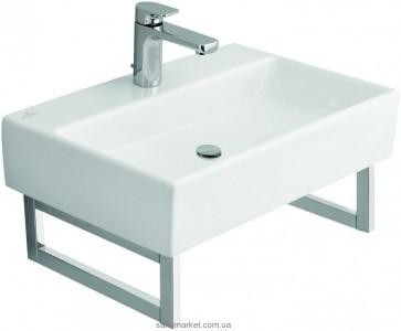 Раковина для ванної підвісна з вішалкою Villeroy & Boch колекція Memento біла 51336301