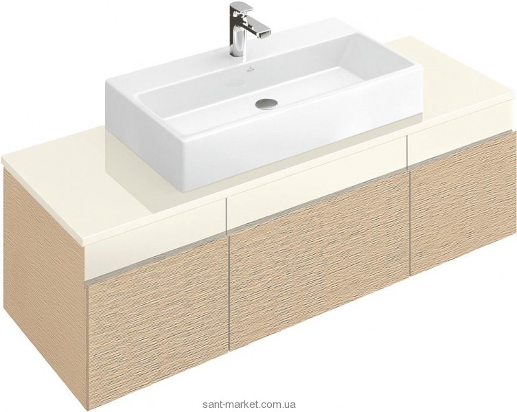 Тумба під раковину Villeroy & Boch Memento підвісна 140.6x53.5x42.5 коричнева C25500FC