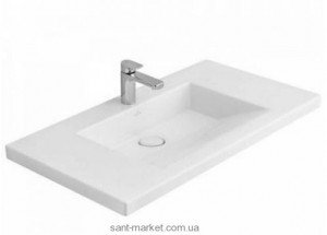 Раковина для ванної на тумбу умивальник-стільниця Villeroy & Boch колекція Memento біла 519511R2