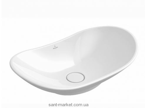 Раковина для ванной накладная Villeroy&Boch коллекция My Nature белая 4110803R