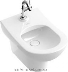 Біде підвісне Villeroy & Boch колекція My Nature 60х37х41 з переливом 5410003R