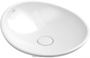 Раковина для ванной накладная Villeroy&Boch коллекция My Nature белая 4110453R