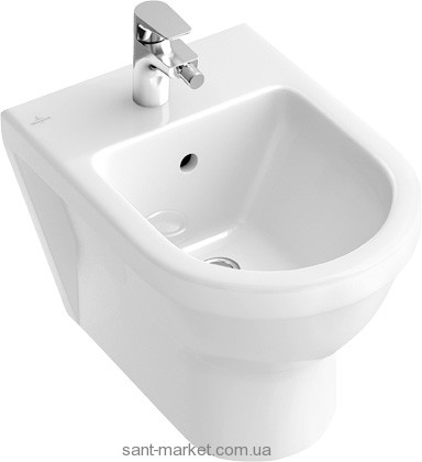 Биде подвесное Villeroy&Boch коллекция Omnia Architectura 56х37х42 с переливом 54730009