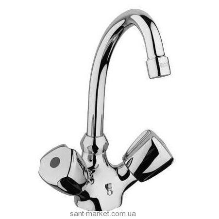 Смеситель для раковины двухвентильный высокий Kludi коллекция Standard хром 210600515