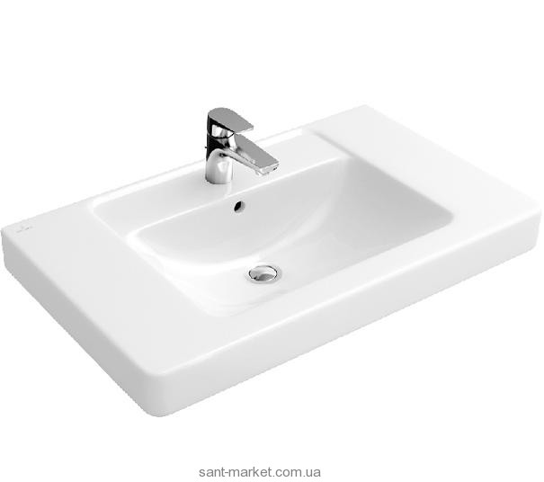 Раковина для ванної на тумбу Villeroy & Boch колекція Omnia Architectura біла 61161001