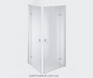 Душові двері в нішу Kludi ESPRIT скляна орні 100х200 56T1099R