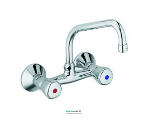 Cмеситель для кухни Kludi Standard двухвентильный настенный 310550515