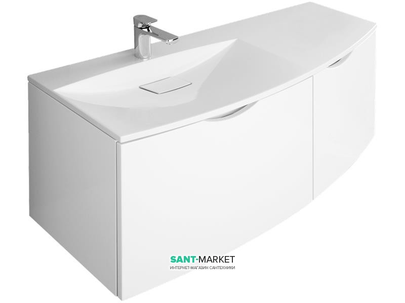 Тумба під раковину Villeroy & Boch Next2U ліва підвісна 120x49x48 біла A628DHDH