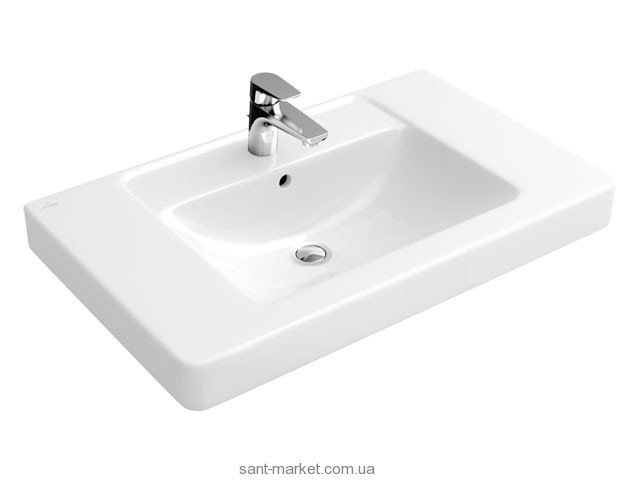 Раковина для ванной на тумбу Villeroy&Boch коллекция Omnia Architectura белая 61168001