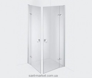 Душові двері в нішу Kludi ESPRIT скляна орні 100х200 56T1099L