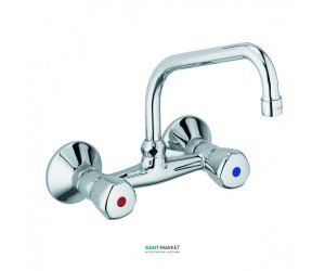 Cмеситель для кухни Kludi Standard двухвентильный настенный 310550515