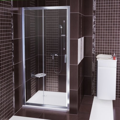 Душевая дверь в нишу Ravak Blix BLDP2 стеклянная раздвижная 100х190 0PLA0U00Z1