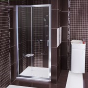 Душові двері в нішу Ravak Blix BLDP2 скляна розсувна 100х190 0PLA0U00Z1