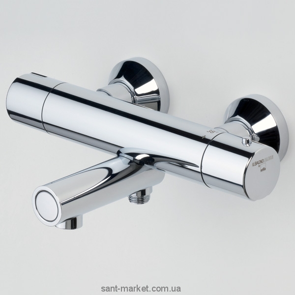 Смеситель с термостатом двухвентильный для ванны Oras коллекция IL Bagno Alessi One хром 8575U