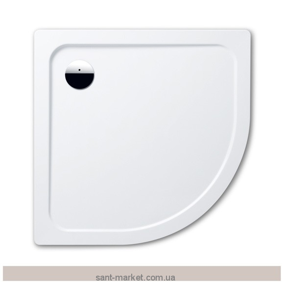 Душевой поддон стальной эмалированный четверть круга Kaldewei Arrondo With Apron 90х90х6.5 белый 880-1